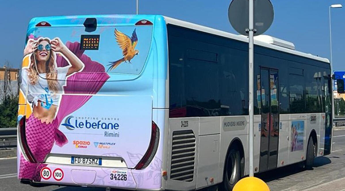 Riparte il servizio di Bus Navetta gratuito per Le Befane Shopping Centre di Rimini - Bus Navetta Befane Estate 2023