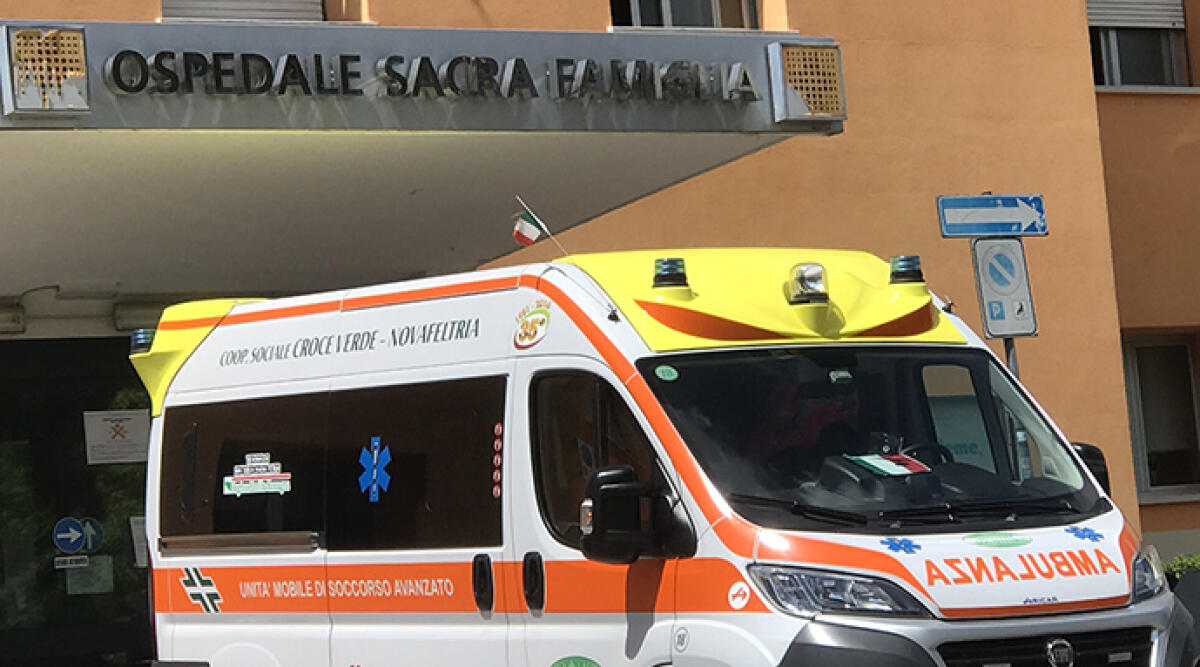 Ospedale Novafeltria: preoccupazione per il destino del Punto di Primo Intervento - Ingresso dell'ospedale di Novafeltria