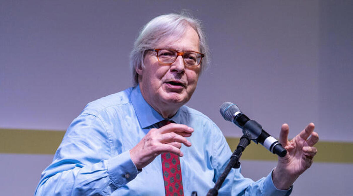 Sgarbi, frasi choc sulle donne al Maxxi: scoppia la polemica - Vittorio Sgarbi, foto Ansa