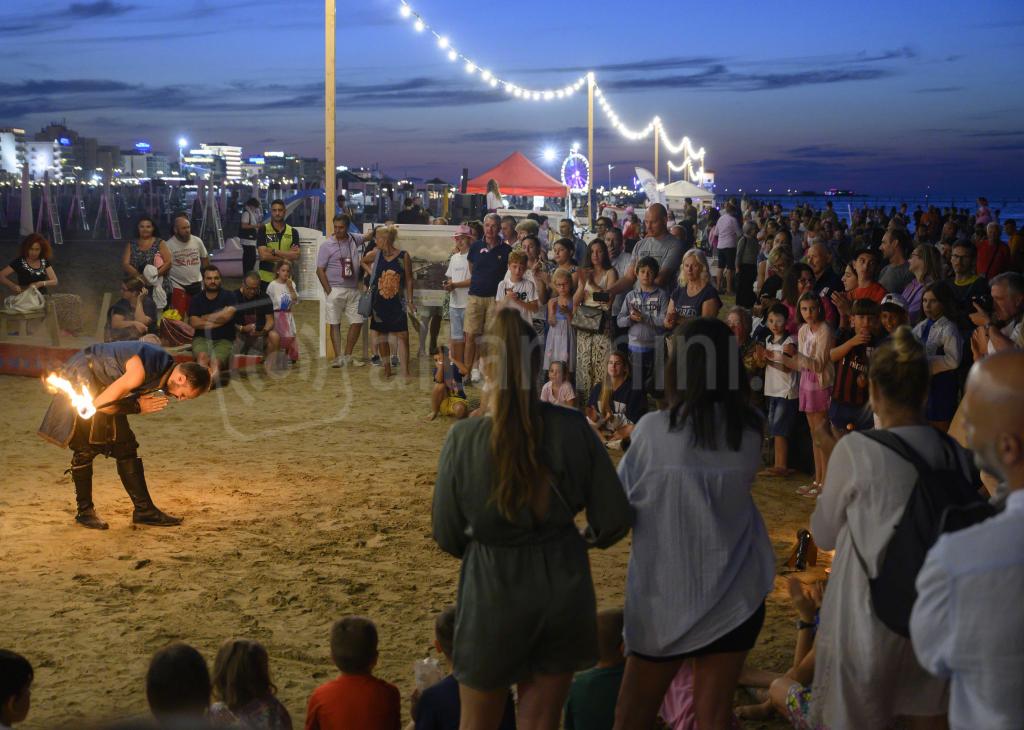 Rimini; 07/07/2023: Notte Rosa, un mare di fuoco©Riccardo Gallini /GRPhoto