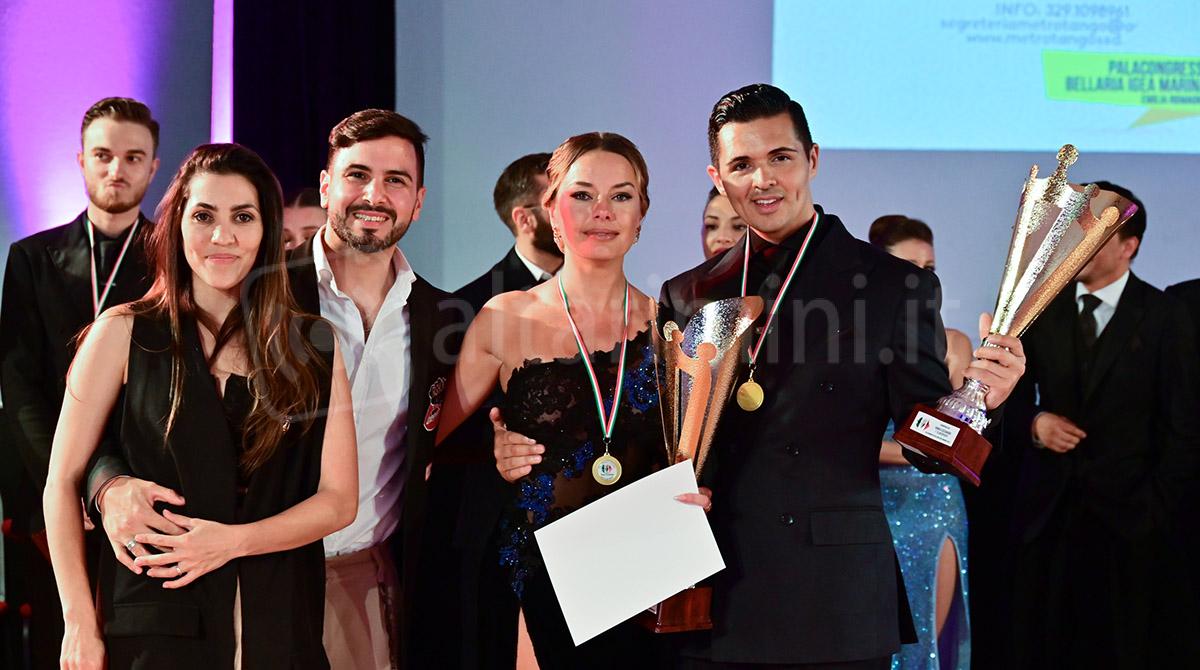 Luis Squicciarini ed Evgeniia Samoilova (Russia) – 1 classificati Tango Escenario