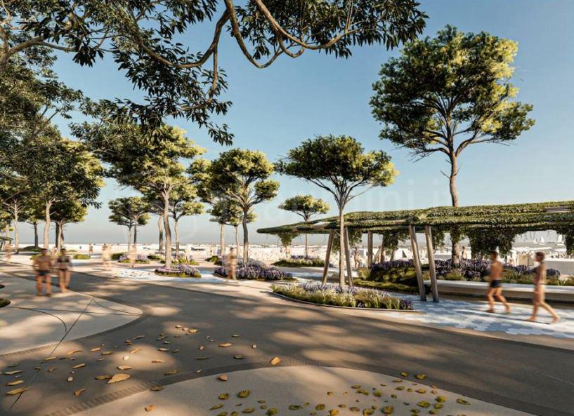 Parco del Mare sud, rendering del tratto 7