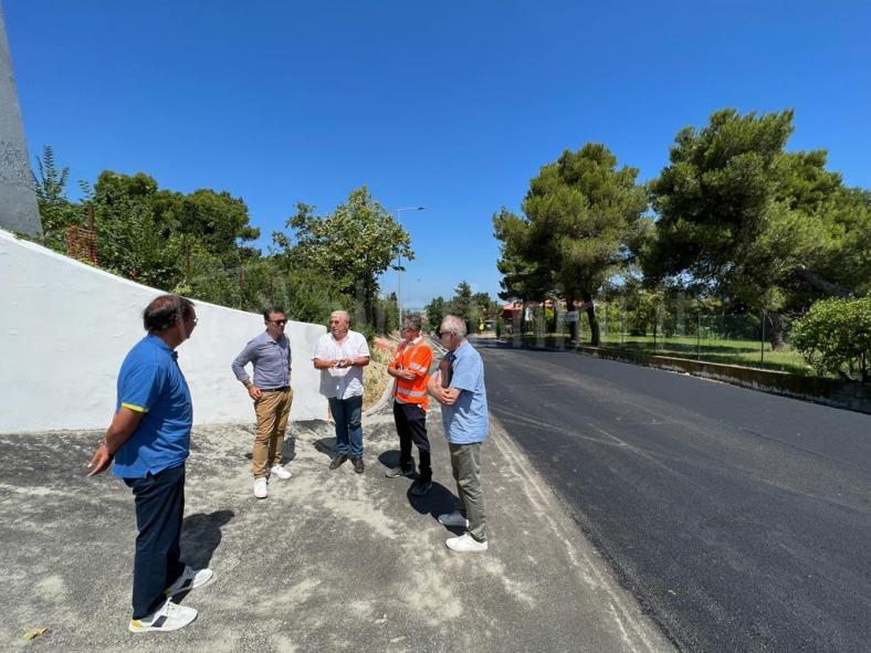 Il sopralluogo del sindaco Piccioni