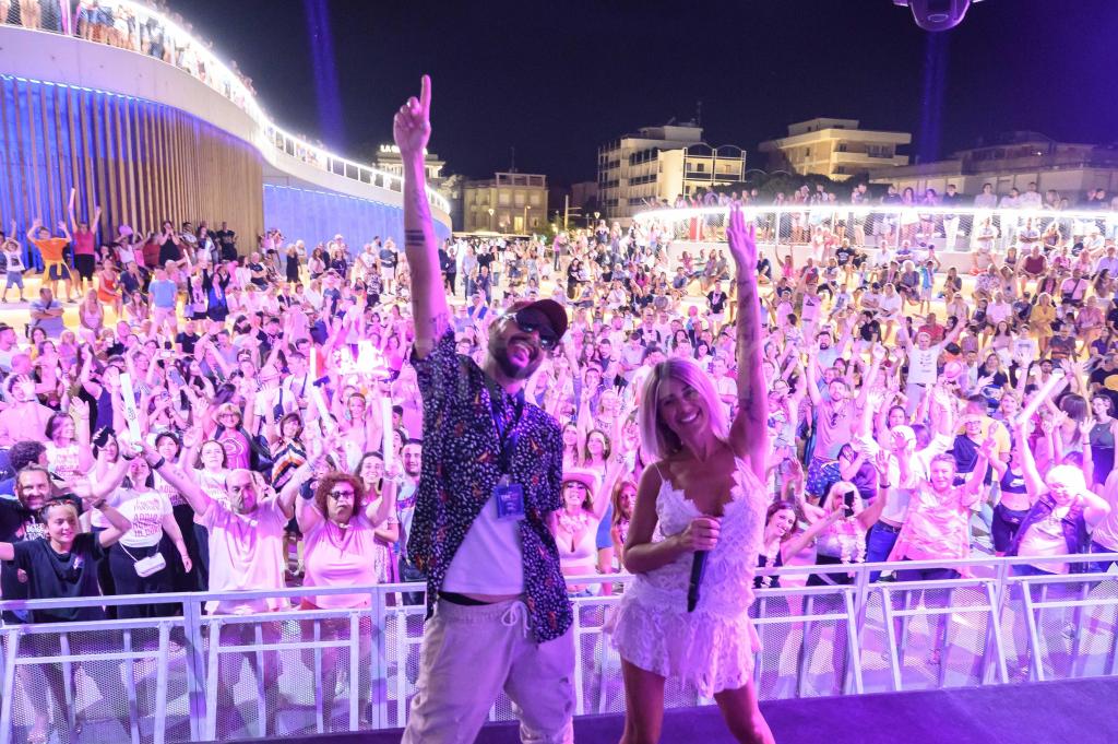 Rimini; 07/07/2023: Notte Rosa, palco RDS ©Riccardo Gallini /GRPhoto