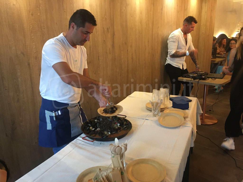 Alcuni momenti dell’inaugurazione di Pesceria