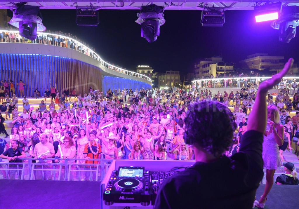 Rimini; 07/07/2023: Notte Rosa, palco RDS ©Riccardo Gallini /GRPhoto