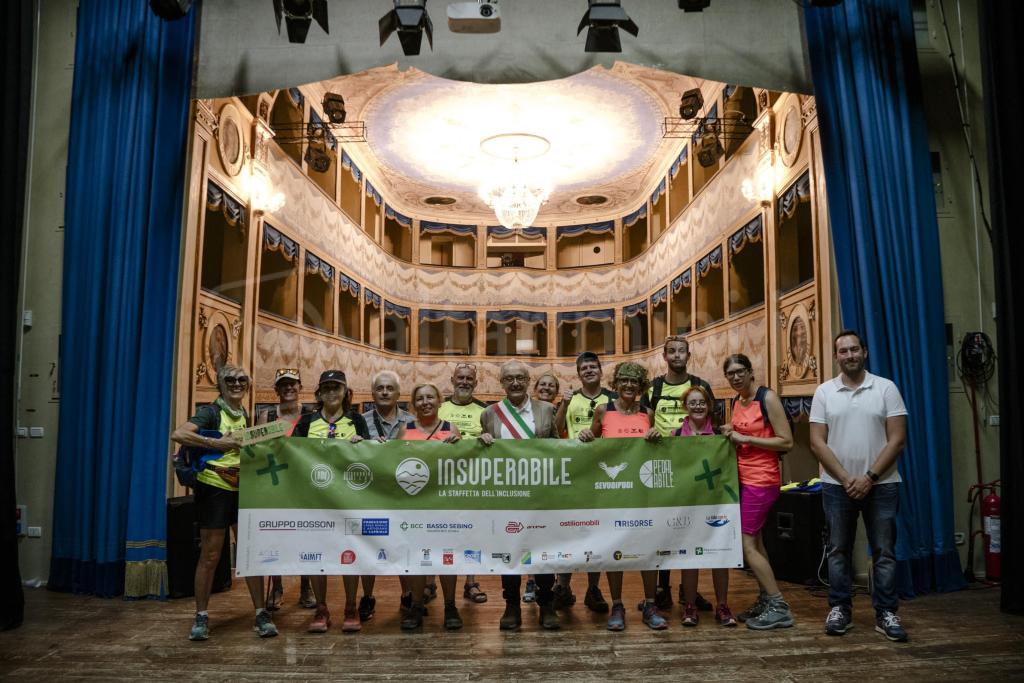 Il passaggio di InSuperAbile – staffetta dell’inclusione – a Sant’Agata Feltria, Teatro Mariani