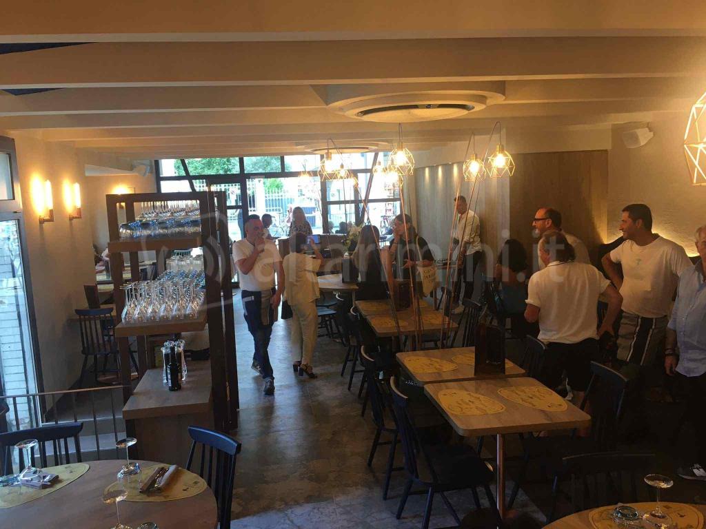 Alcuni momenti dell’inaugurazione di Pesceria