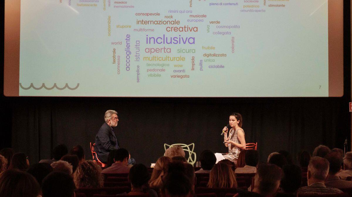 Rimini Capitale della Cultura: incontro con i cittadini per illustrare le linee del progetto - Un momento dell'incontro