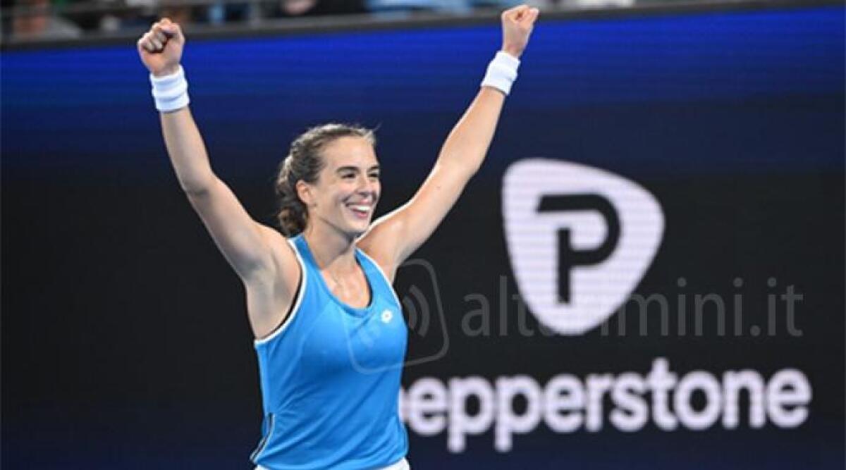 Tennis, Lucia Bronzetti batte la n. 12 al mondo agli Us Open - Lucia Bronzetti ANSA
