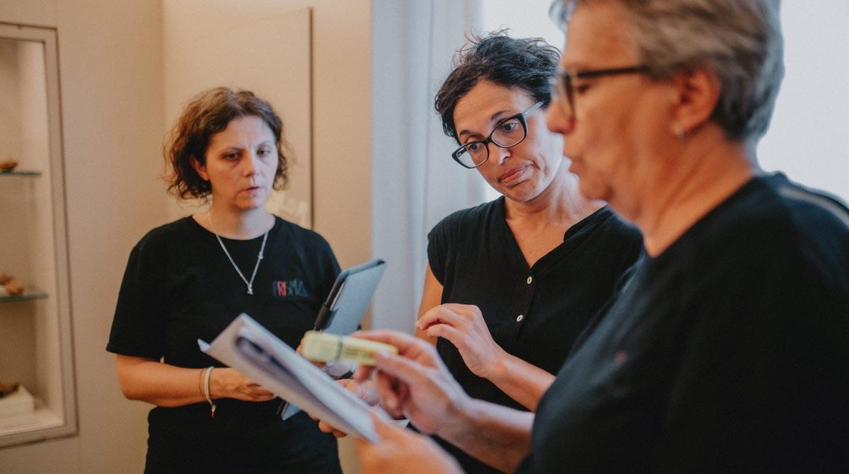 Santarcangelo, 418mila euro dal Pnrr per rendere più accessibili i Musei comunali - Al centro la direttrice dei Musei comunali Elena Rodriguez