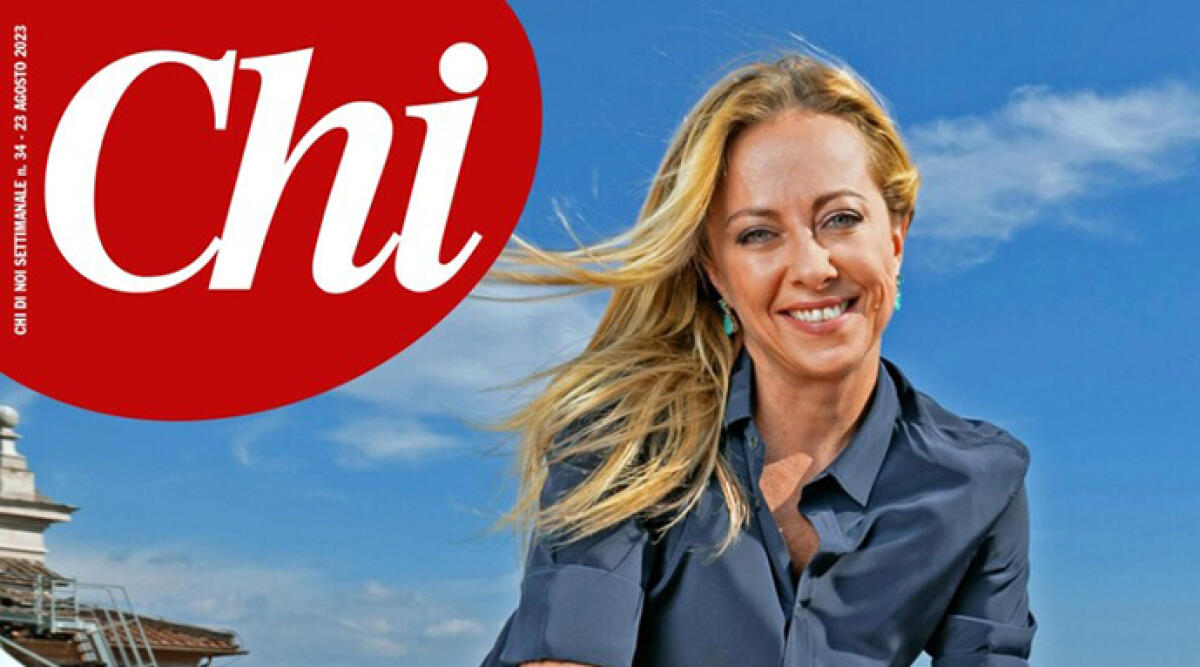 Meloni, governiamo cinque anni e faremo le riforme - La copertina di "Chi"