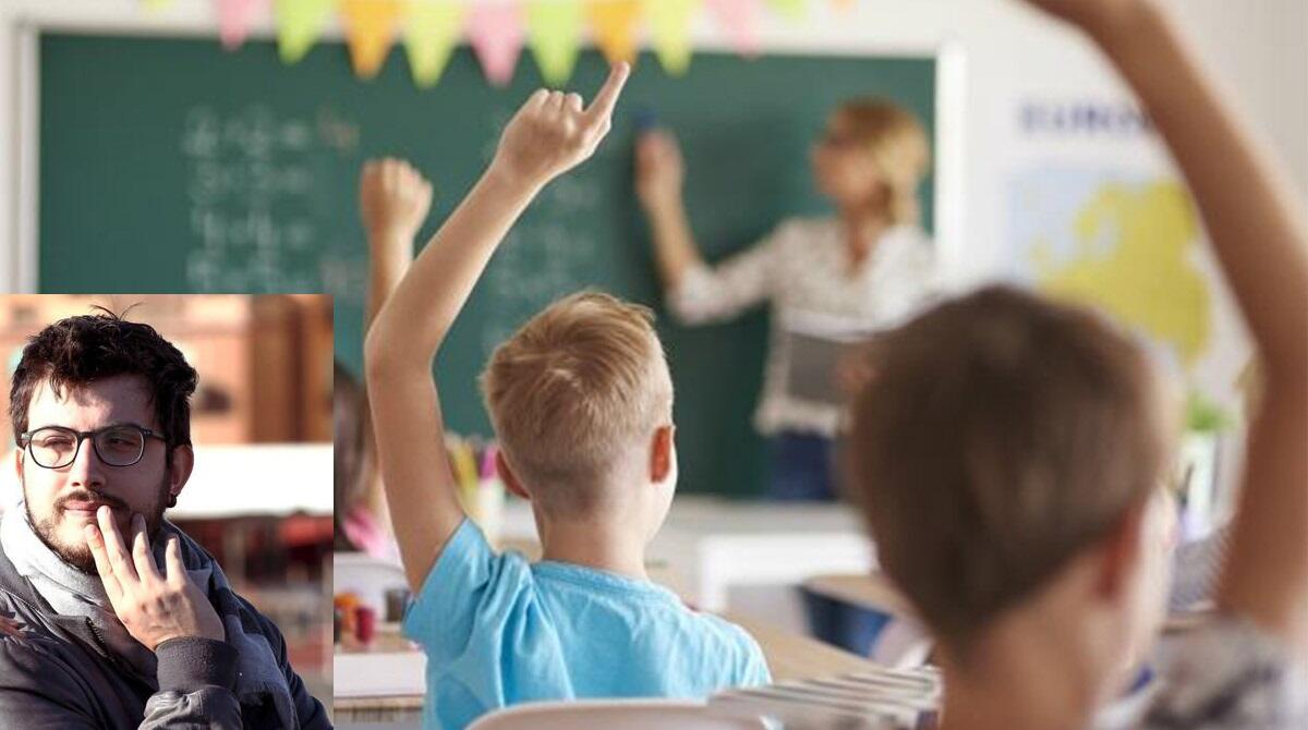 Scuola primaria Fai Bene di Rimini, scelto il progettista: la sua proposta ha vinto concorso di idee - Nel riquadro Marco Tanzili