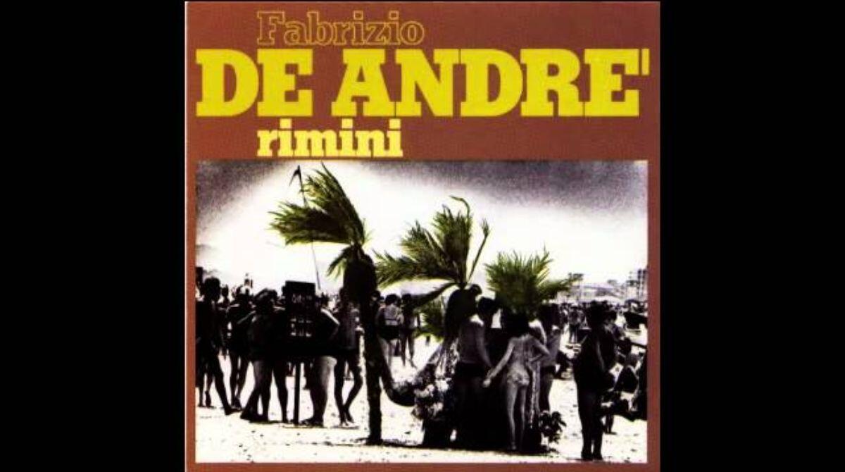 Rimini cantata e suonata, sono 601 i brani musicali che citano la città - La copertina di "Rimini" di Fabrizio De Andrè