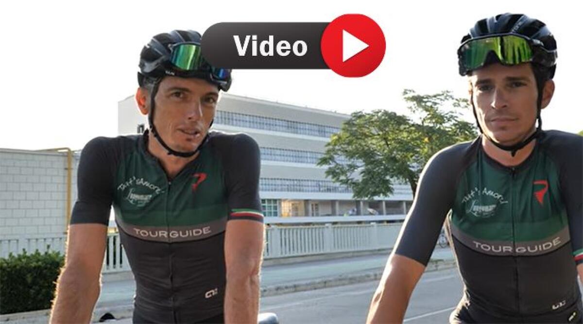 Il nuovo percorso della Granfondo Nove Colli con Manuel Senni e Andrea Pazzaglia - Andrea Pazzaglia e Manuel Senni