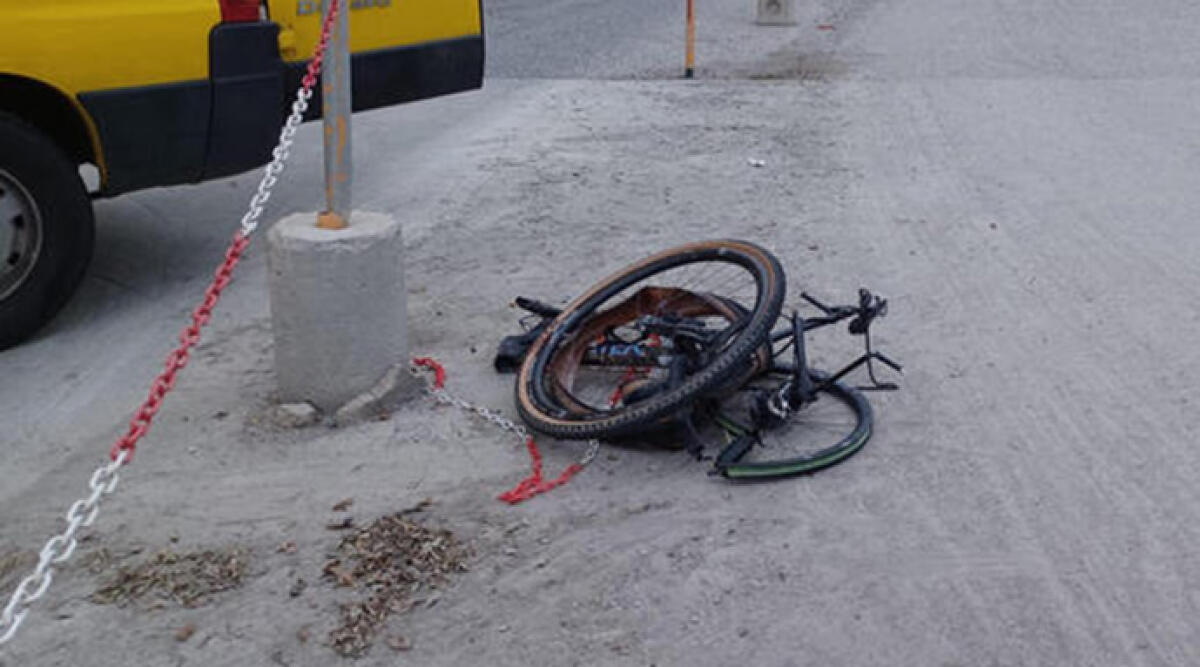 Camionista risponde all'interrogatorio nel caso Rebellin e chiede domiciliari - La bicicletta distrutta dopo l'incidente