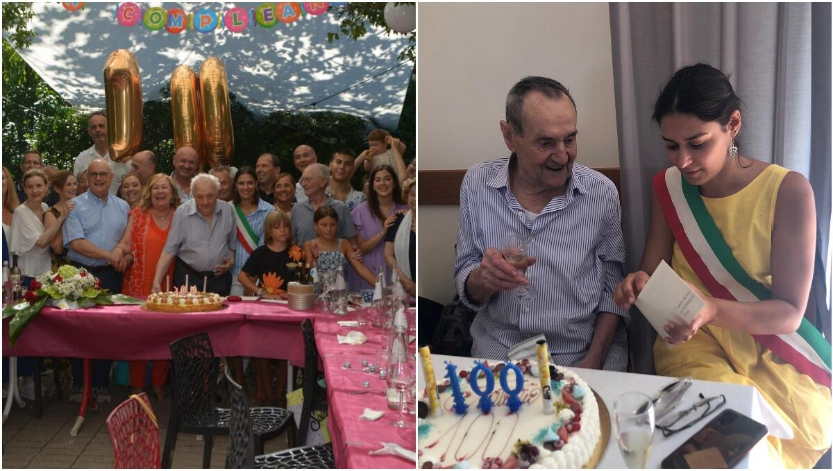 Ferragosto da 100: che festa per i due nuovi centenari di Rimini - Grandi feste per Ottorino Chieregato e Antonio Tognacci