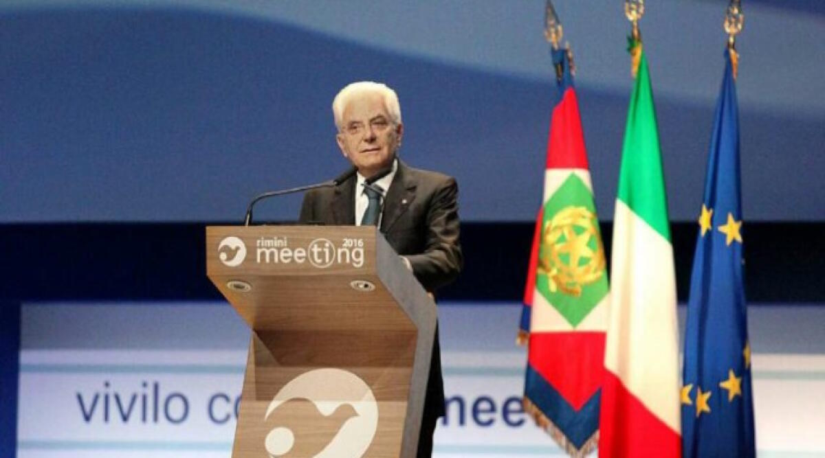 Rimini, tutto pronto per il Meeting: per la 44esima edizione grande attesa per il Presidente Mattarella - Il Presidente della Repubblica Sergio Mattarella