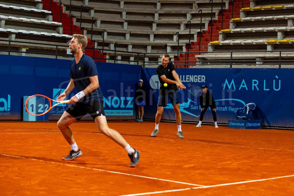 Tennis, San Marino Open: il titolo del doppio a Liutarevich-Manafov. La finale Pellegrino-Munar alle 20,15 -