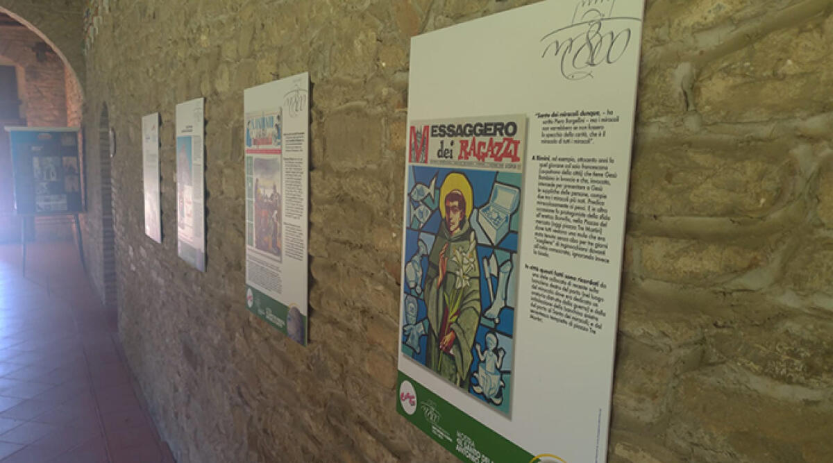 Mostra "Il Santo dei Miracoli. Sant’Antonio a fumetti" da Rimini a Verucchio - La vita di Sant'Antonio in mostra