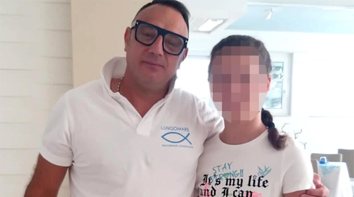 Rianimazione e recupero: la 12enne turista ringrazia il suo salvatore - Vito Fasano con la 12enne salvata lo scorso 18 agosto