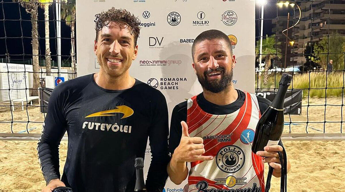 Footvolley, la coppia Savoretti-Armenti si aggiudica il campionato riminese - Savoretti-Armenti