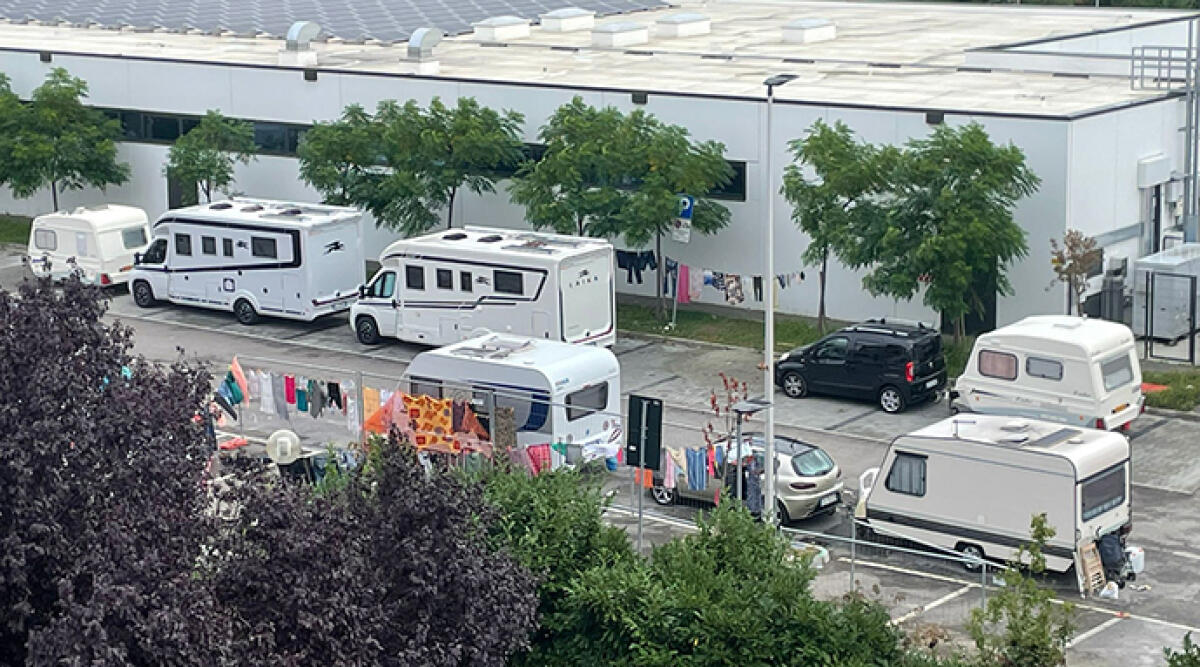 Mario Erbetta: "a Rimini problema campi nomadi abusivi" - Campo nomadi abusivo, foto lettore