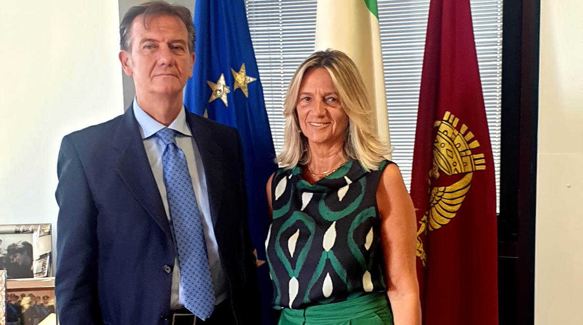 Bologna, Ferrara e poi Rimini: ecco il nuovo Vicario della Questura - Da sinistra Pietro Pellegatti e Fiorenza Grazia Maffei