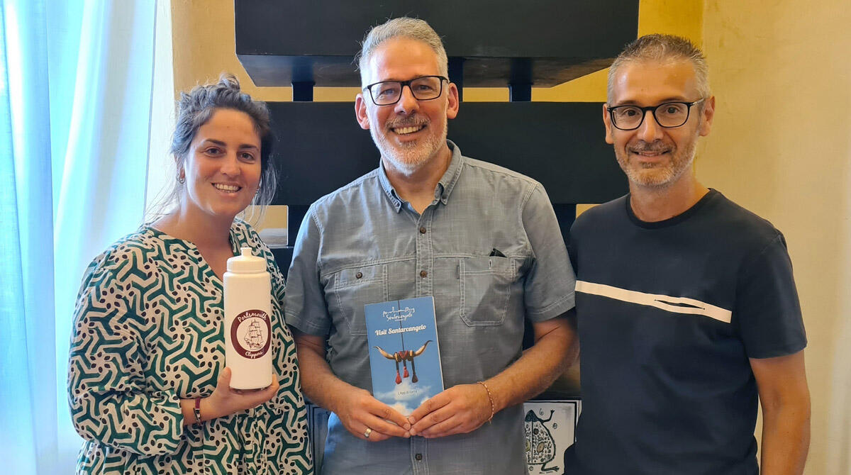 I ragazzi del Rino Molari in trasferta in Usa, scambio culturale con Portsmouth: saranno anche ambasciatori di Santarcangelo - Chinosi con la sindaca Parma e l'assessore Zangoli