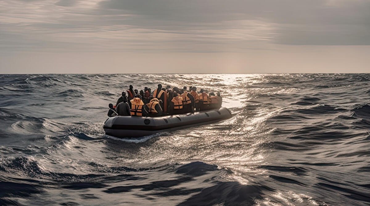 Tragedia al largo di Lampedusa: due naufragi e una trentina di dispersi tra i migranti - Due naufraghi al largo di Lampedusa, oltre 30 migranti dispersi, foto di repertorio