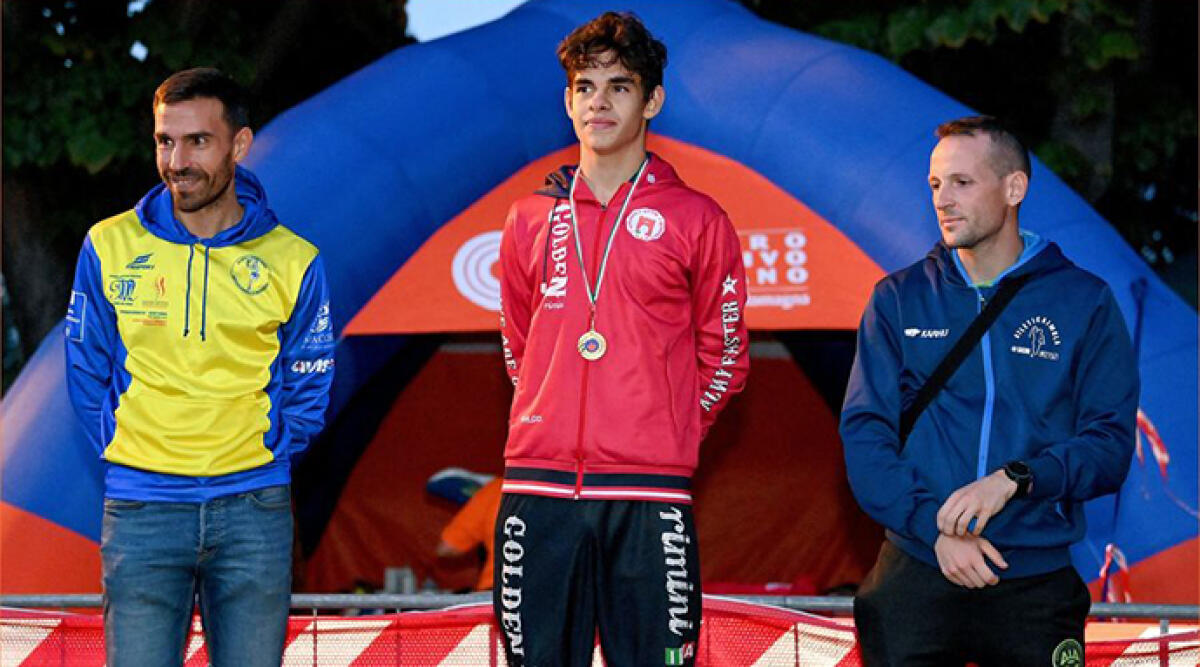 Podismo: 23° Palio dell’Assunta, vittoria di Brayan Schiaratura - Il podio maschile