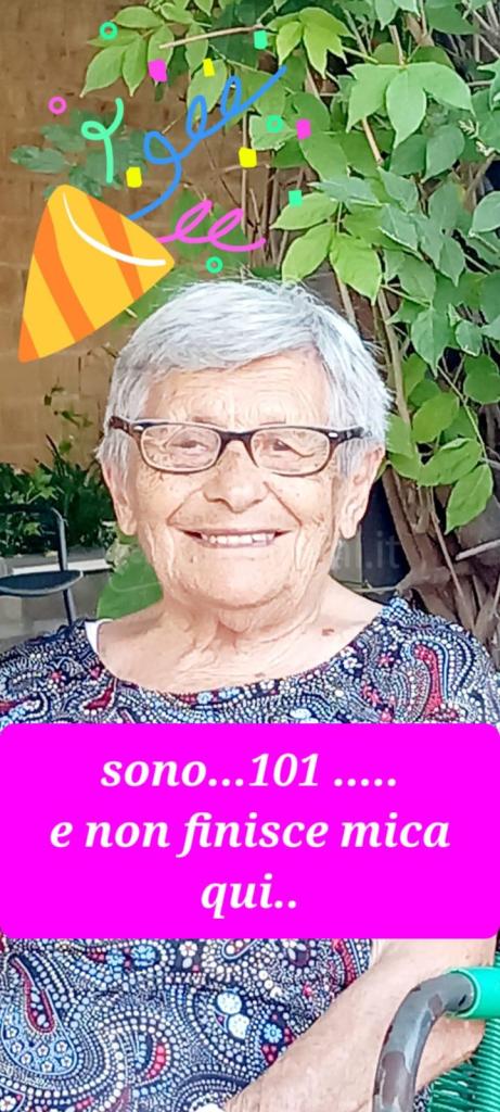 Gli auguri di Elsa Greppi da parte dei familiari