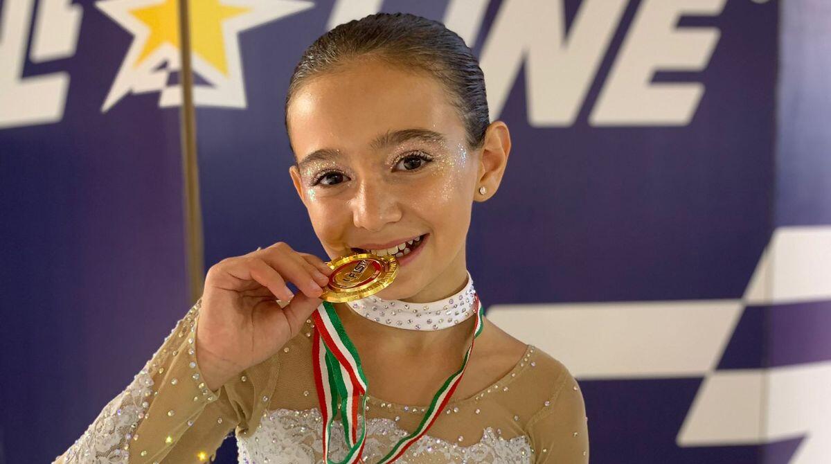 Pattinaggio Riccione, Sara Zaghini è campionessa nazionale al Trofeo Esordienti - Sara Zaghini