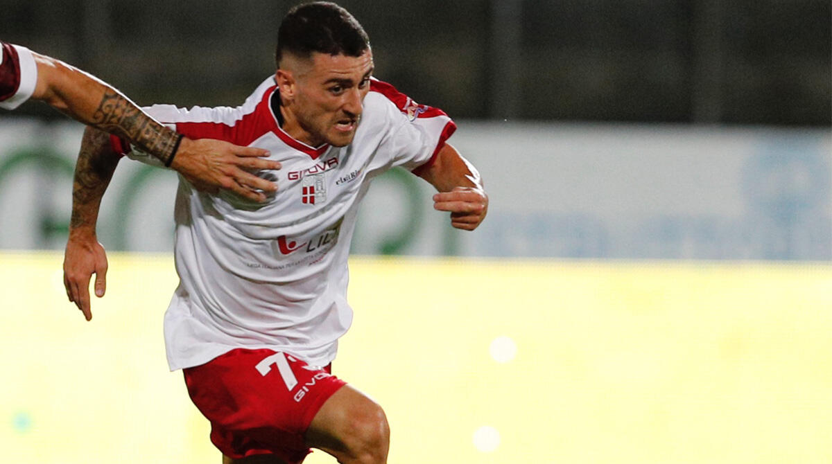 Pagelle Rimini Juventus Next Gen 4-3: Lamesta incanta, bene anche Capanni - Lamesta in azione PH ZAMAGNI RIMINI FC