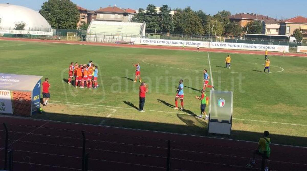 Calcio Prima, Victoria avanti 0-2 al Mazzola: il Santarcangelo riacciuffa il pari nel recupero -