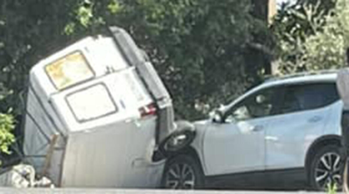 Grave incidente sulla strada Consolare Rimini San Marino - Il luogo dell'incidente