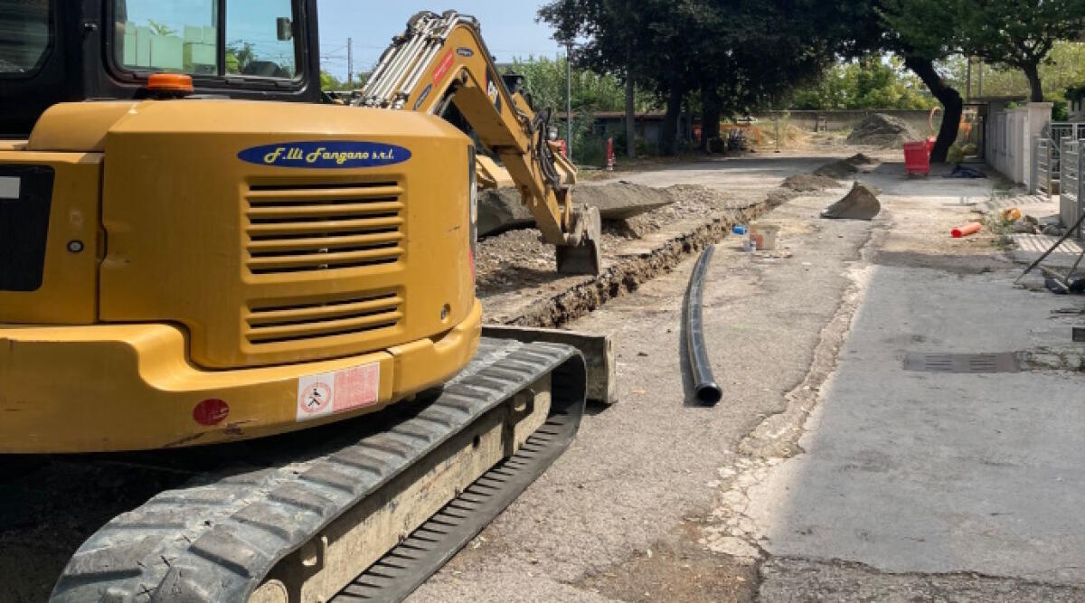 Cattolica, iniziato l'ultimo stralcio dei lavori nelle vie delle Regioni - Lavori in via delle Regione