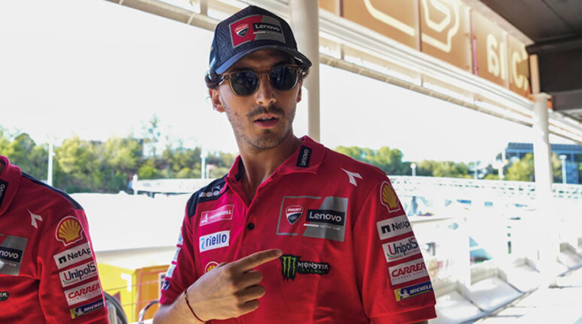 Superati i controlli medici, Bagnaia è pronto per il Gran Premio di San Marino e della Riviera di Rimini - Bagnaia, foto Ansa