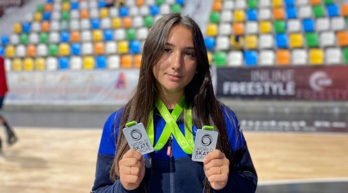 Pattinaggio: prestigiosa medaglia d'argento agli europei per la romagnola Elena Bertozzi - Elena Bertozzi