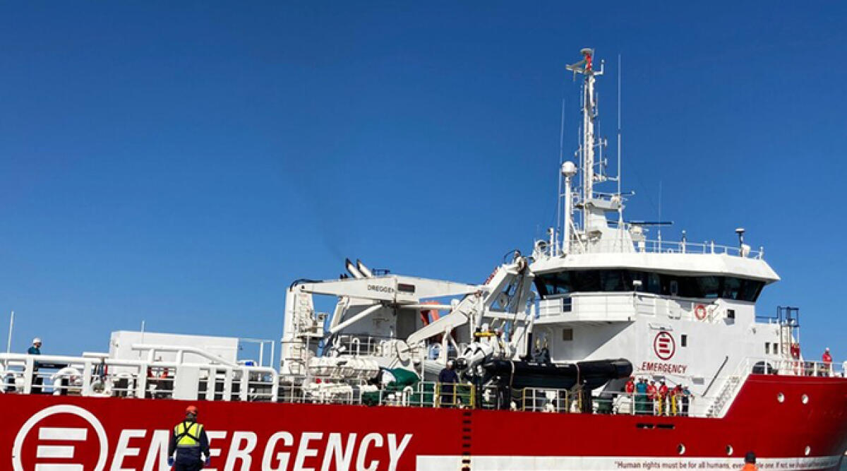 Arrivata a Ravenna la nave Life Support con 28 migranti - Foto Ansa