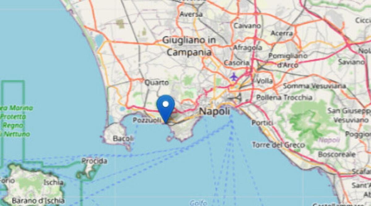 Scossa di magnitudo 4.2 ai campi Flegrei, avvertita a Napoli - Terremoto a Napoli