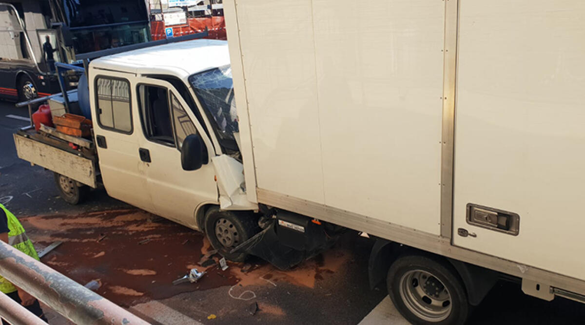 Tamponamento al confine tra Rimini e San Marino causa traffico in tilt - Il luogo dell'incidente