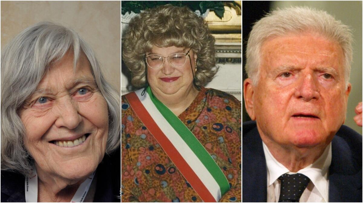 Nuove intitolazioni a Rimini: gli omaggi della città proposti dalla commissione toponomastica - Margherita Hack, Marcella di Folco e Sergio Zavoli