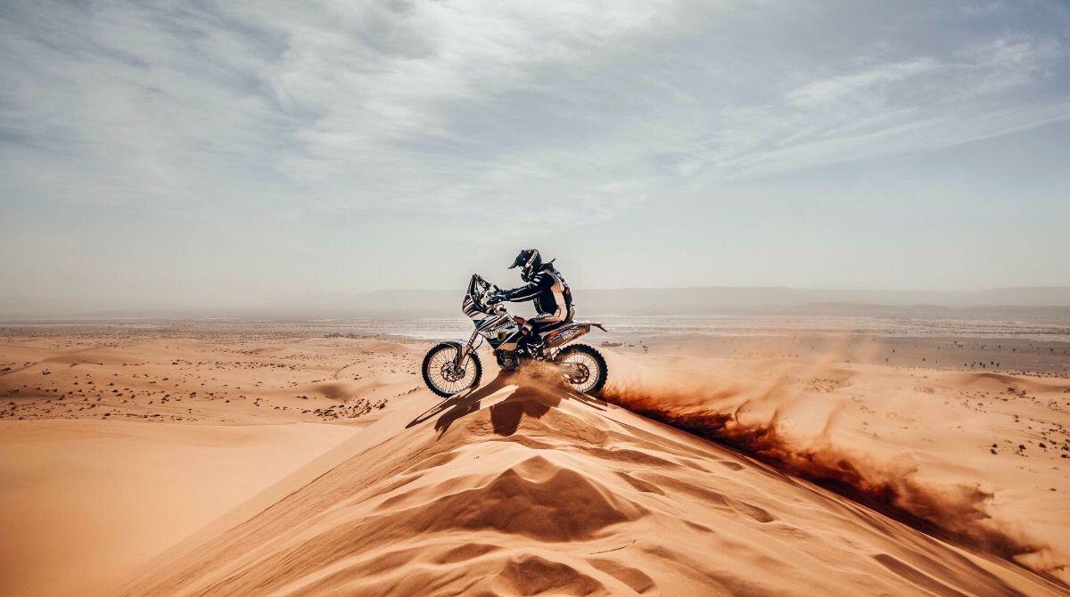 Il pilota verucchiese Mirco Bettini in sella verso Dakar per la fondazione Fabrizio Meoni - Mirco Bettini - foto di Alessio Corradini