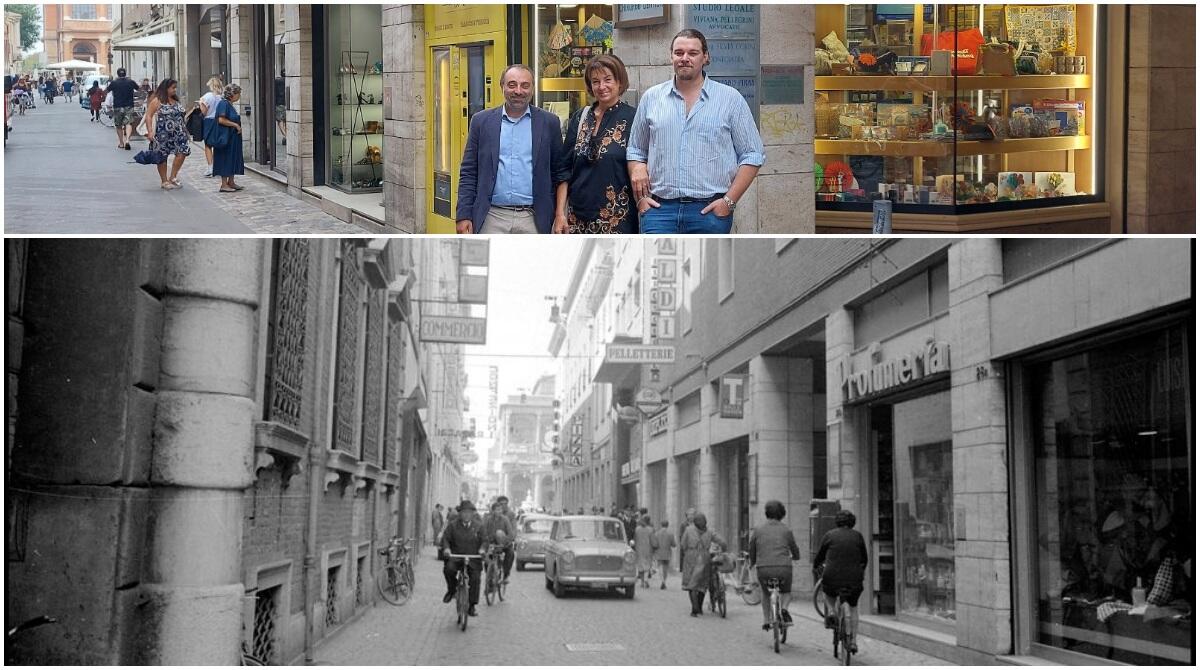 Da prima della guerra al centro della vita di Rimini, la Tabaccheria Gambalunga diventa Bottega Storica - in alto, l'Assessore Juri Magrini incontra i gestori della Tabaccheria Gambalunga