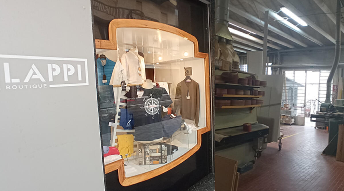 Le storie di successo di Boutique Lappi e F.lli Pelliccioni: nuove Botteghe Storiche di Rimini - Sulla sinistra la 'Boutique Lappi', a destra la ditta Pellicioni