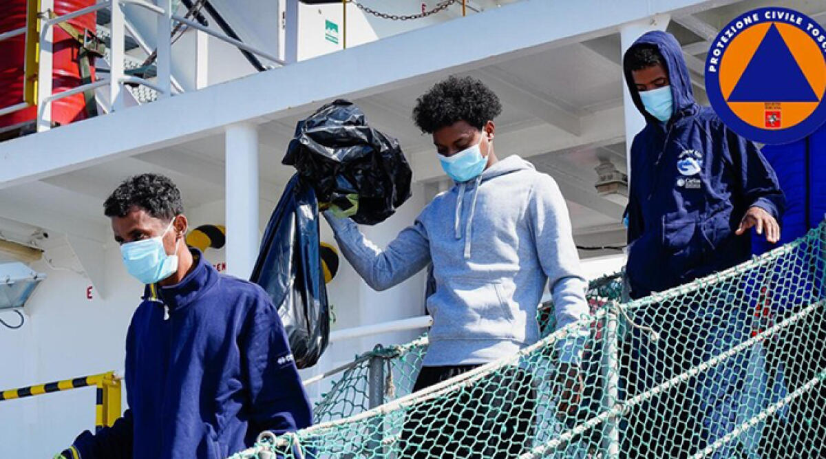 Sbarco migranti a Ravenna: un quarto arrivo durante la stagione crocieristica - Foto di repertorio