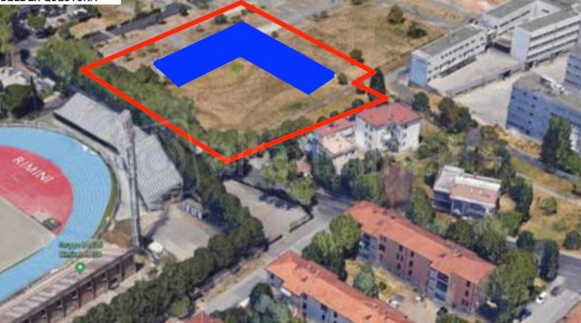 L’area su cui sorgeranno i nuovi alloggi di edilizia residenziale pubblica