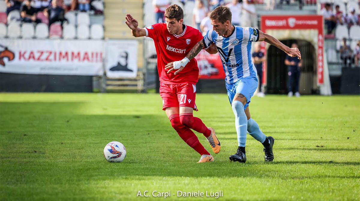 Arlotti accorcia ma non è abbastanza, Victor San Marino battuto 3-1 a Carpi - Lattarulo in azione PH DANIELE LUGLIO