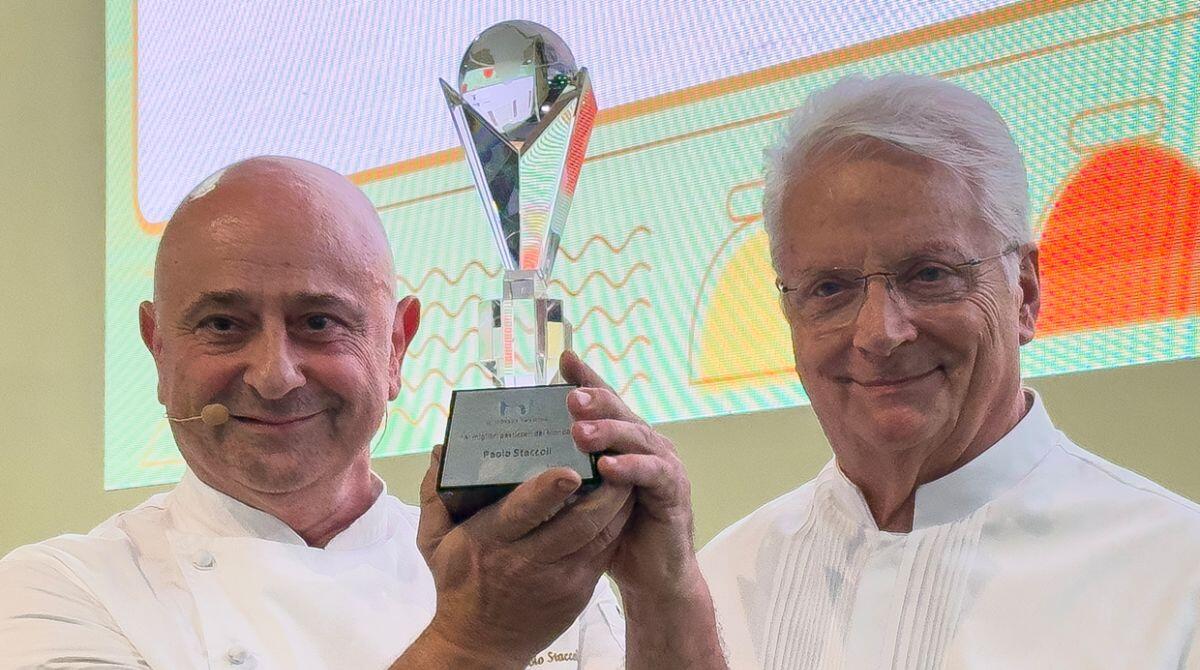 E’ di Cattolica uno dei migliori pasticcieri del mondo: il premio da Igino Massari - Paolo Staccoli ed Iginio Massari